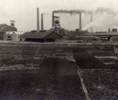 Gewerkschaft Deutscher Kaiser, II/V, auf der viele Männer der befragten Arbeiterfrauen arbeiteten, ca. 1910, StA Duisburg, Ha Nr. 77