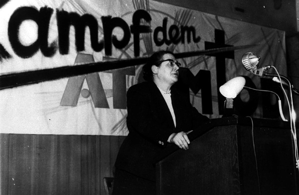 Kundgebung KAMPF DEM ATOMTOD 1958, Foto: AdsD/ Friedrich-Ebert-Stiftung