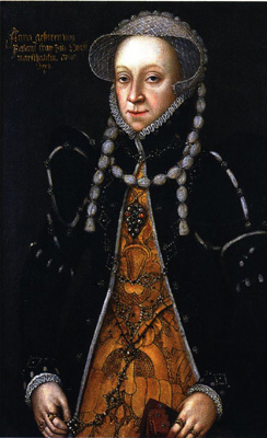Porträt Anna von Palandt; letztes Drittel 16. Jh., unbekannter Künstler